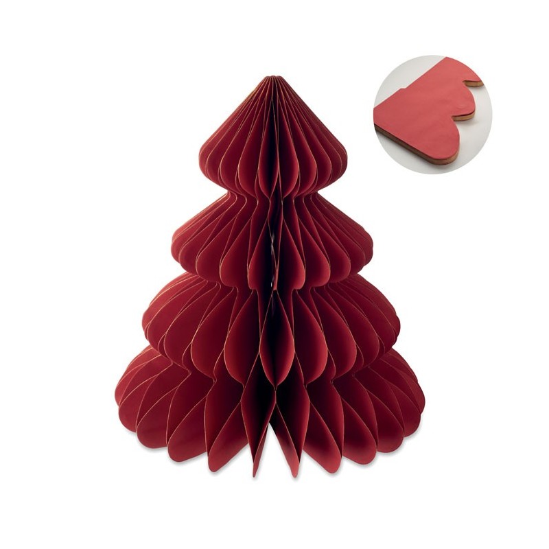 Décoration de Noël en papier HarmobigCouleur:Rouge