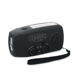 Radio portable avec torche LED OndaCouleur:Noir