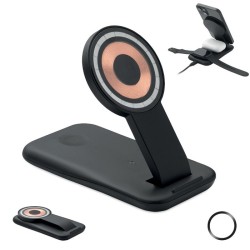 Chargeur sans fil 3 en 1 15W PendolessCouleur:Noir