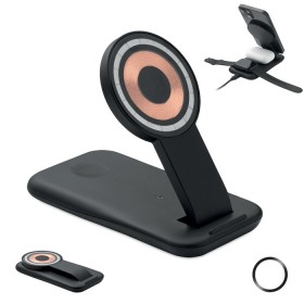 Chargeur sans fil 3 en 1 15W PendolessCouleur:Noir