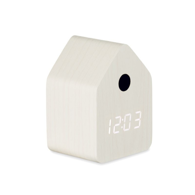 Réveil coucou en MDF CuckooCouleur:Blanc