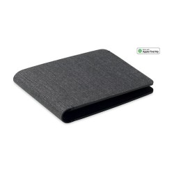 Portefeuille PU localisateur WallCouleur:Noir
