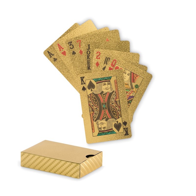 Cartes à jouer étanches AsCouleur:Or