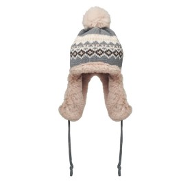 Bonnet avec caches-oreilles YulongCouleur:Noir