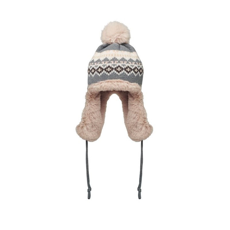 Bonnet avec caches-oreilles YulongCouleur:Noir