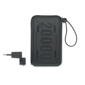 Power-bank 20000 mAh en ABS PowrocCouleur:Noir