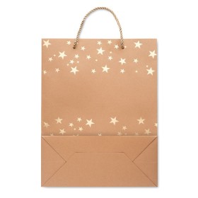 Sac cadeau en papier à motifs SparkleCouleur:Or