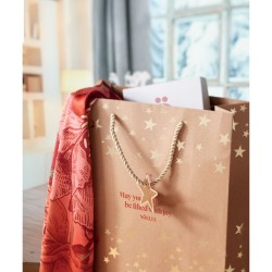 Sac cadeau en papier à motifs SparkleCouleur:Or