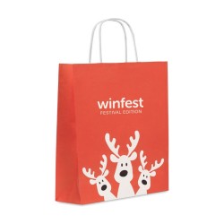 Sac cadeau format moyen Bao MediumCouleur:Rouge
