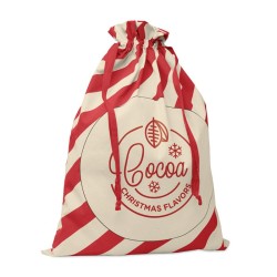 Grand sac coton Père Noël LaukkuCouleur:Rouge
