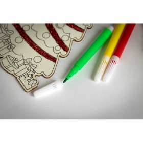 Décoration sapin de Noël ColortreeCouleur:Bois