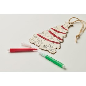 Décoration sapin de Noël ColortreeCouleur:Bois