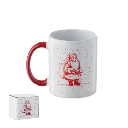 Mug de Noël en céramique 300ml FestimugCouleur:BLANC/ROUGE    
