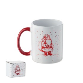 Mug de Noël en céramique 300ml FestimugCouleur:BLANC/ROUGE    