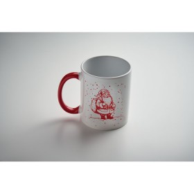 Mug de Noël en céramique 300ml FestimugCouleur:BLANC/ROUGE    
