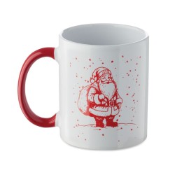 Mug de Noël en céramique 300ml FestimugCouleur:BLANC/ROUGE    
