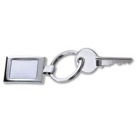 Porte-clés rectangulaire métal HarrobsCouleur:Argent Brillant