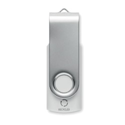 Clé USB 16G en ABS recyclé     MO2080-06 Techmate RabsCouleur:Blanc