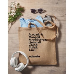 Sac shopping en jute ZolangCouleur:Beige