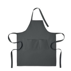 Tablier en coton bio 240 gr/m² GammaCouleur:Gris Pierre