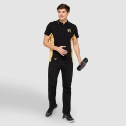 Bouteillen de sport RPET 1LCouleur:Noir