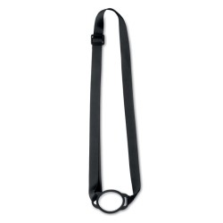Lanyard porte-gobelet 6cm LancupCouleur:Noir