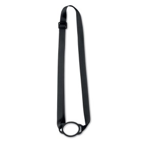 Lanyard porte-gobelet 6cm LancupCouleur:Noir
