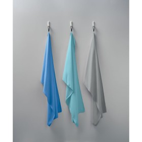 Serviette microfibre double faceCouleur:Bleu