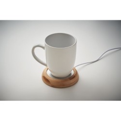 Chauffe-tasse  en bambou MugletCouleur:Bois