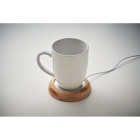 Chauffe-tasse  en bambou MugletCouleur:Bois