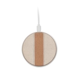 Chargeur sans fil liège 15W CortlessCouleur:Blanc