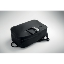 Sac à dos ordinateur 300D RPET BrennaCouleur:Noir