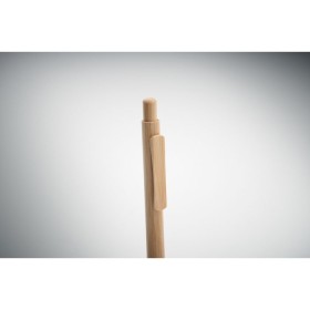 Stylo à bille en bambou MamboCouleur:Bois