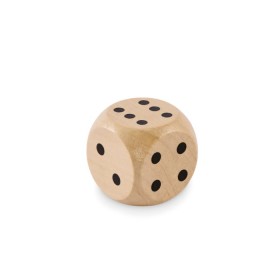 Dés en bois Schima 3cm dia DadinCouleur:Bois