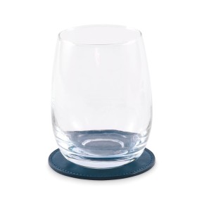 Sous-verre rond en PU PosaCouleur:Bleu Marine