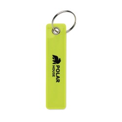 Porte-clés réfléchissant PVC KeyflectCouleur:JAUNE FLUO     