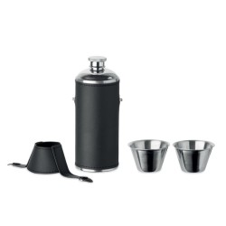 Bouteille avec gobelets CocoonCouleur:Noir