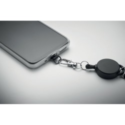 Support téléphone rétractable RetroCouleur:Noir