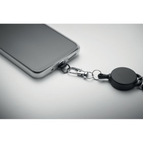 Support téléphone rétractable RetroCouleur:Noir