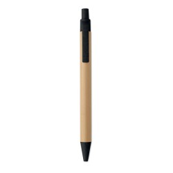 Stylo à bille en bambou Itea ColourCouleur:Noir