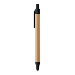 Stylo à bille en bambou Itea ColourCouleur:Noir