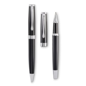 Set stylo à bille et roller Lyon SetCouleur:Noir