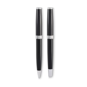 Set stylo à bille et roller Lyon SetCouleur:Noir