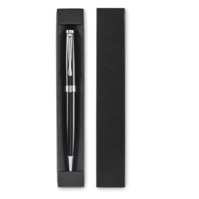 Stylo bille twist avec boîte LyonCouleur:Noir