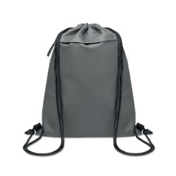 Sac à cordon en 600D RPET Bangkok BagCouleur:Gris Pierre