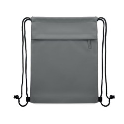Sac à cordon en 600D RPET Bangkok BagCouleur:Gris Pierre