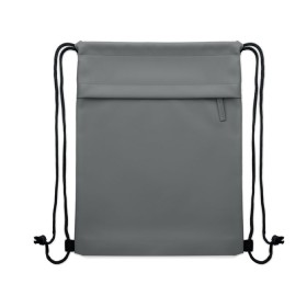 Sac à cordon en 600D RPET Bangkok BagCouleur:Gris Pierre