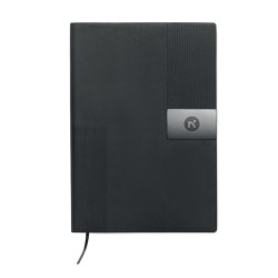 Carnet A5 en PU souple TrezeCouleur:Noir