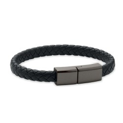 Câble bracelet tressé type C Fauleti ChargeCouleur:Noir