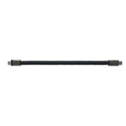 Câble bracelet tressé type C Fauleti ChargeCouleur:Noir